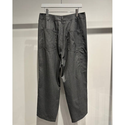 Liberaiders × LINEAGE CORE T/R SARROUEL PANTS（GRAY STRIPE)