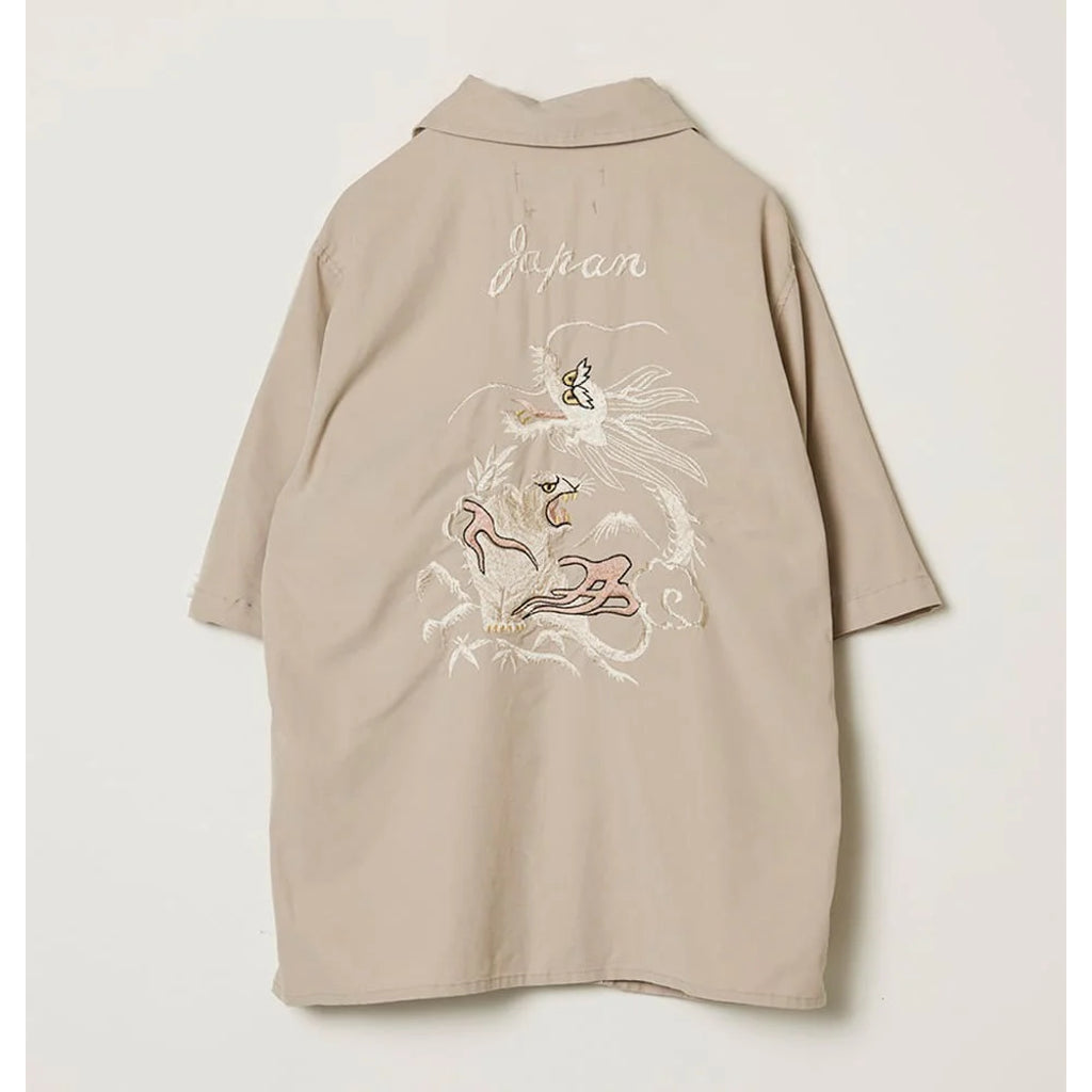 REMI RELIEF RN30389010 レーヨンフィブリルツイルS/Sシャツ(刺繍) 26ss