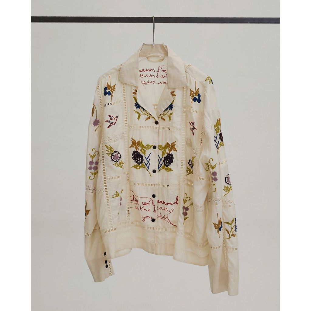 TODAYFUL Embroidery Patchwork Shirts