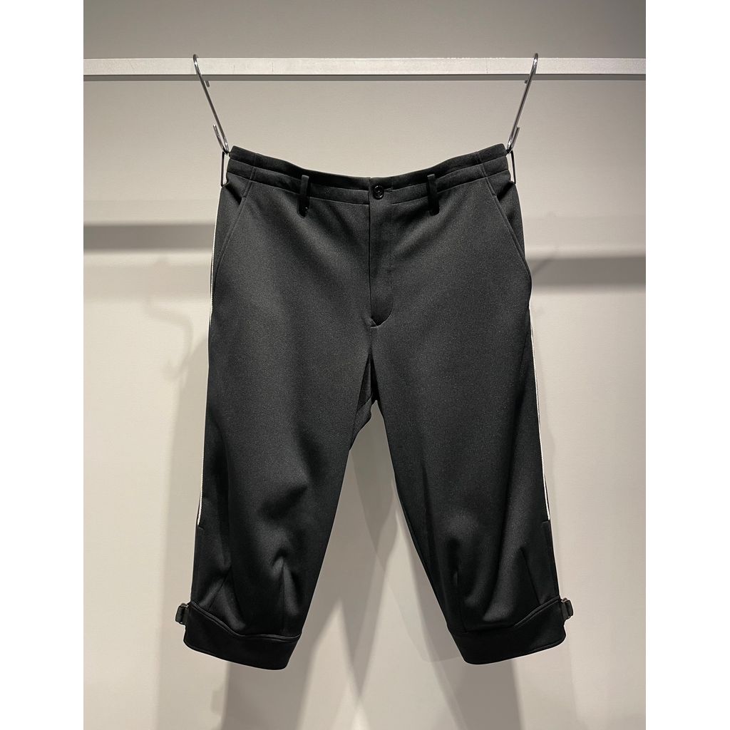 Ground Y POLYESTER SMOOTH PIPING WIDE PANTS