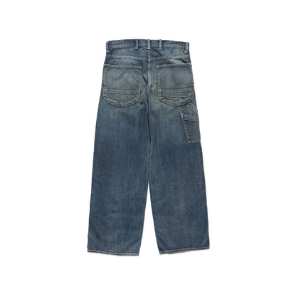 BOWWOW HERITAGE DENIM PAINTER PANTS AGED