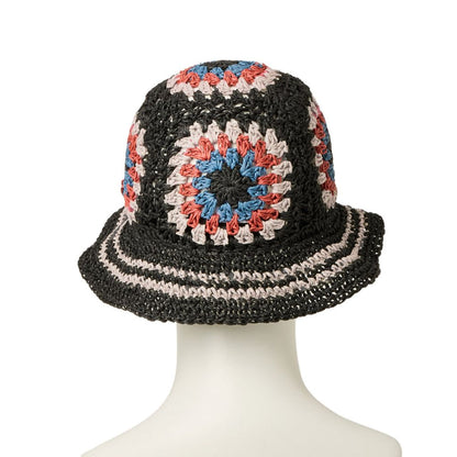 NEW ERA クロシェ ニットバケット ペーパー ブラック