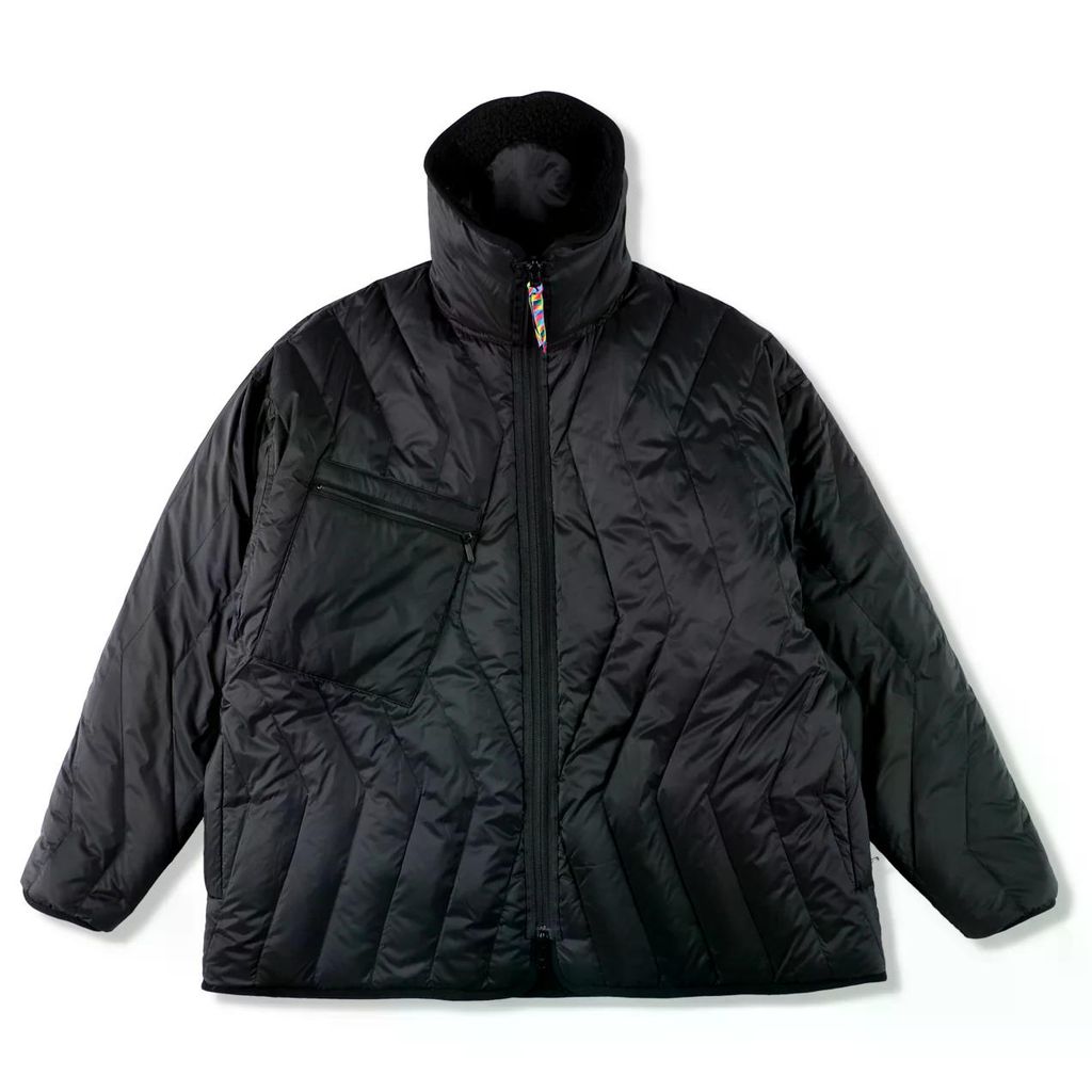 is-ness REVERSIBLE FLEECE DOWN JACKET is-ness×TAION