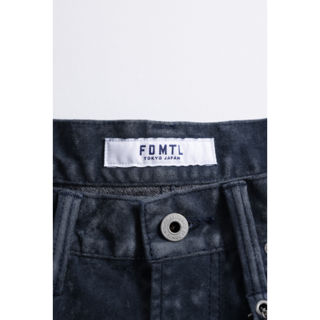 FDMTL FA26PN54R  FLOCK LEATHER HAKAMA PANTS RINSE
