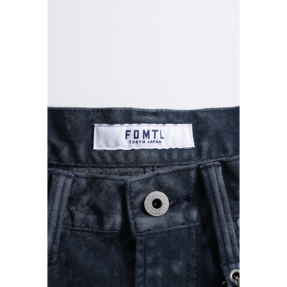 FDMTL FA26PN54R  FLOCK LEATHER HAKAMA PANTS RINSE