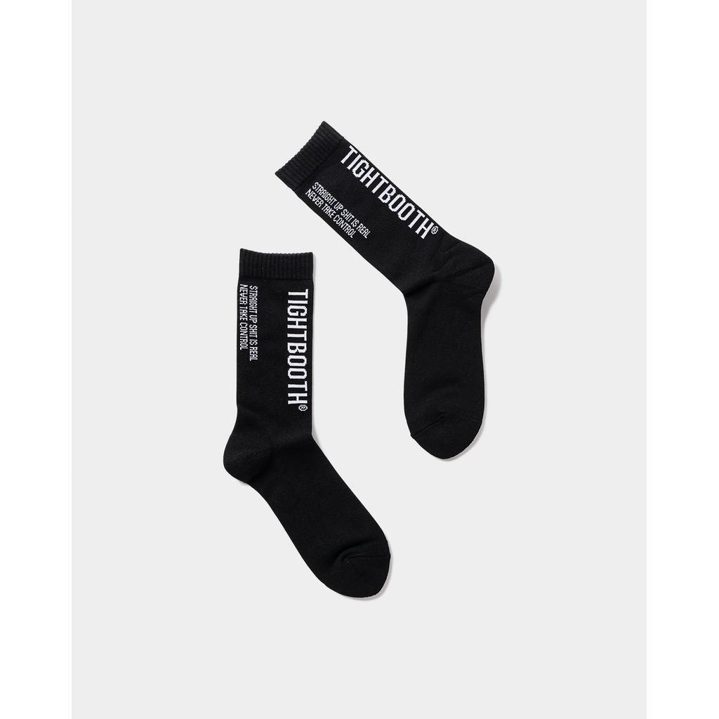 TIGHTBOOTH LABEL LOGO SOCKS