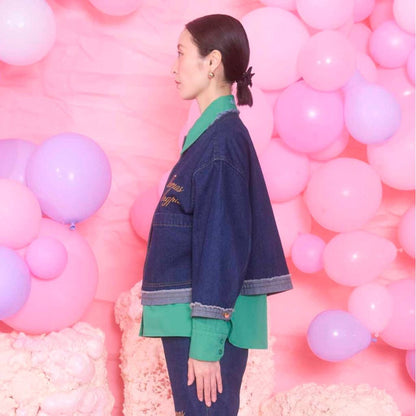 THOMAS MAGPIE denim shirt jacket