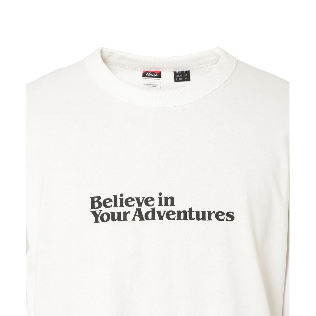 NANGA ECO HYBRID MESSAGE L/S TEE N2620-1L033Z