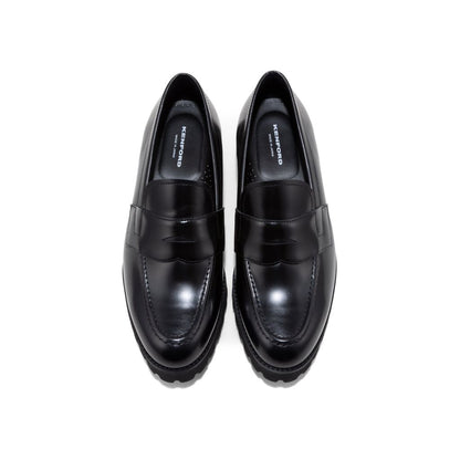 KENFORD MENS TANK SOLE LOAFERS / BLACK