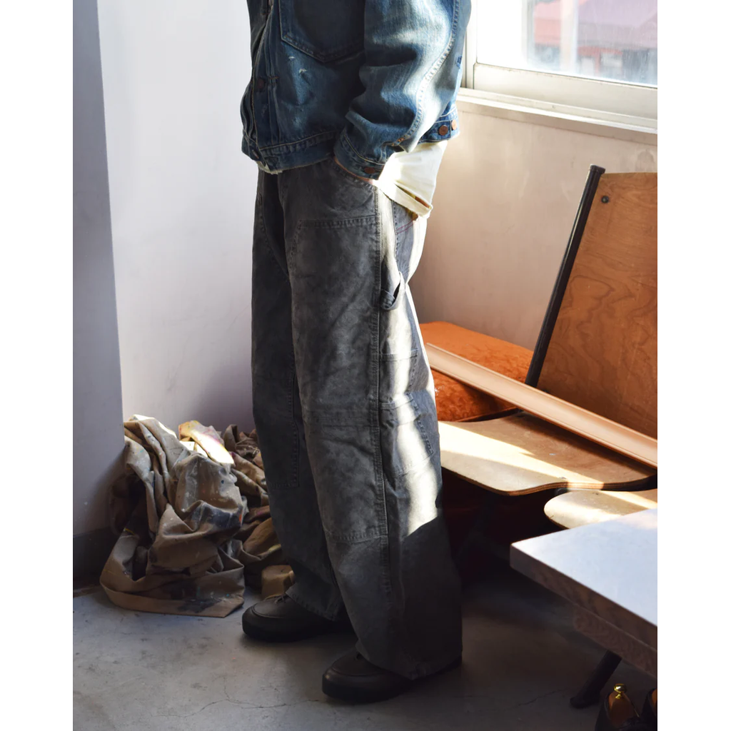 ANACHRONORM AN419 PIGMENT DYED DUCK PAINTER PANTS