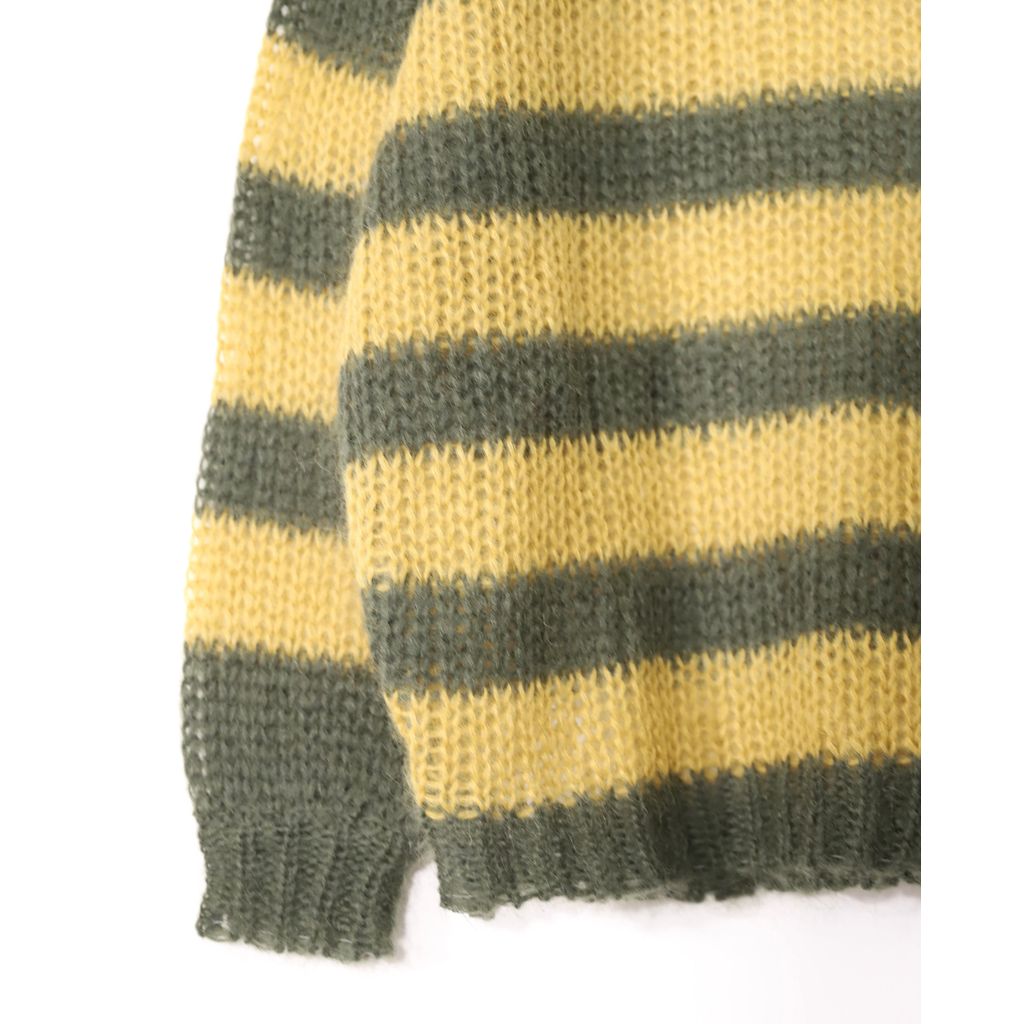 AMBERGLEAM Mesh Mohair knit