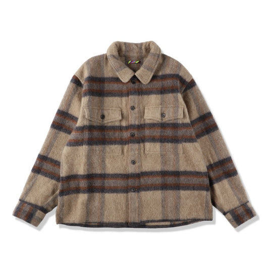 is-ness MOHAIR SHIRT JACKET