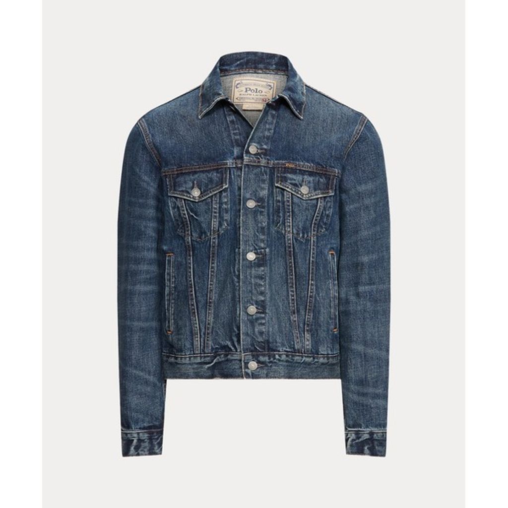 POLO RALPH LAUREN フェイデッド デニム トラッカー ジャケット