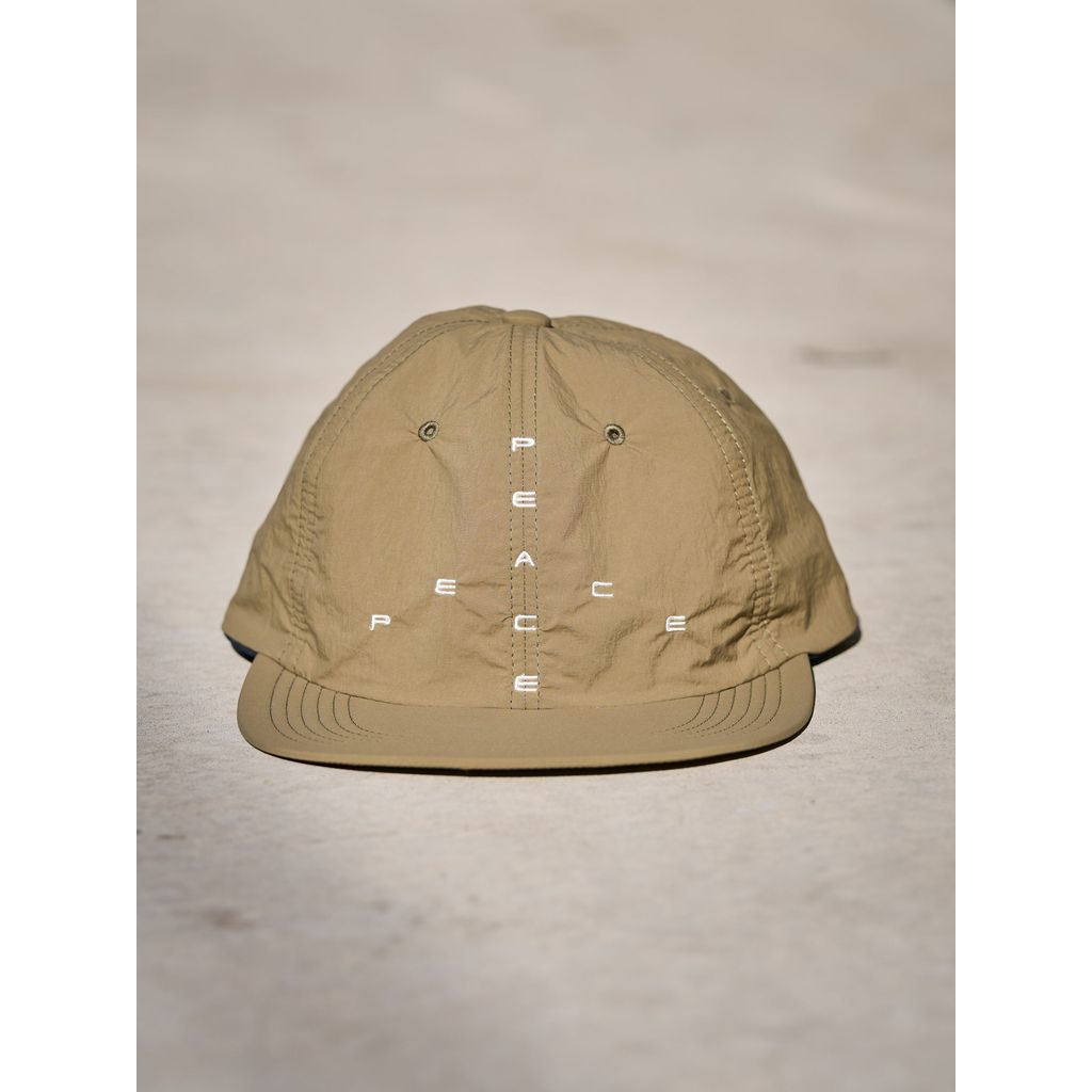GARBAGE INDUSTRIES SOFT BRIM 6 PANEL CAP(BIG PEACE)