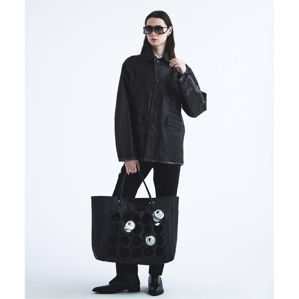 DAIRIKU Shinig Collar Leather Jacket