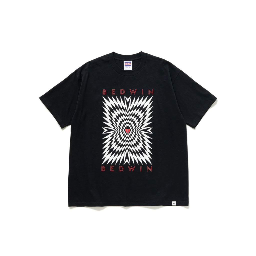 BEDWIN & THE HEARTBREAKERS S/S PRINTED TEE "ASH"