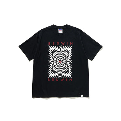 BEDWIN & THE HEARTBREAKERS S/S PRINTED TEE "ASH"