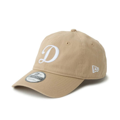 NEW ERA 9TWENTY MLB Side Patch ロサンゼルス・ドジャース プラクティスロゴ キャメル