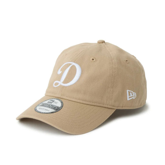 NEW ERA 9TWENTY MLB Side Patch ロサンゼルス・ドジャース プラクティスロゴ キャメル