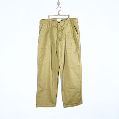 ANDFAMILYS HERRINGBONE BAKER PANTS