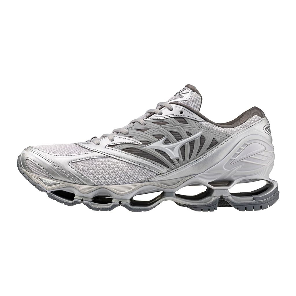 MIZUNO WAVE PROPHECY LS(ライトグレー×シルバー×ホワイト)