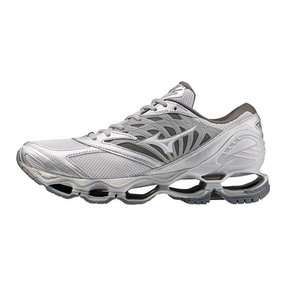 MIZUNO WAVE PROPHECY LS(ライトグレー×シルバー×ホワイト)