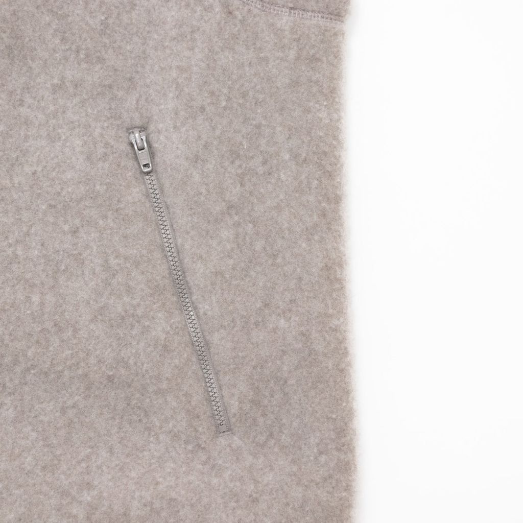 YAECA Natural Wool Fleece Vest