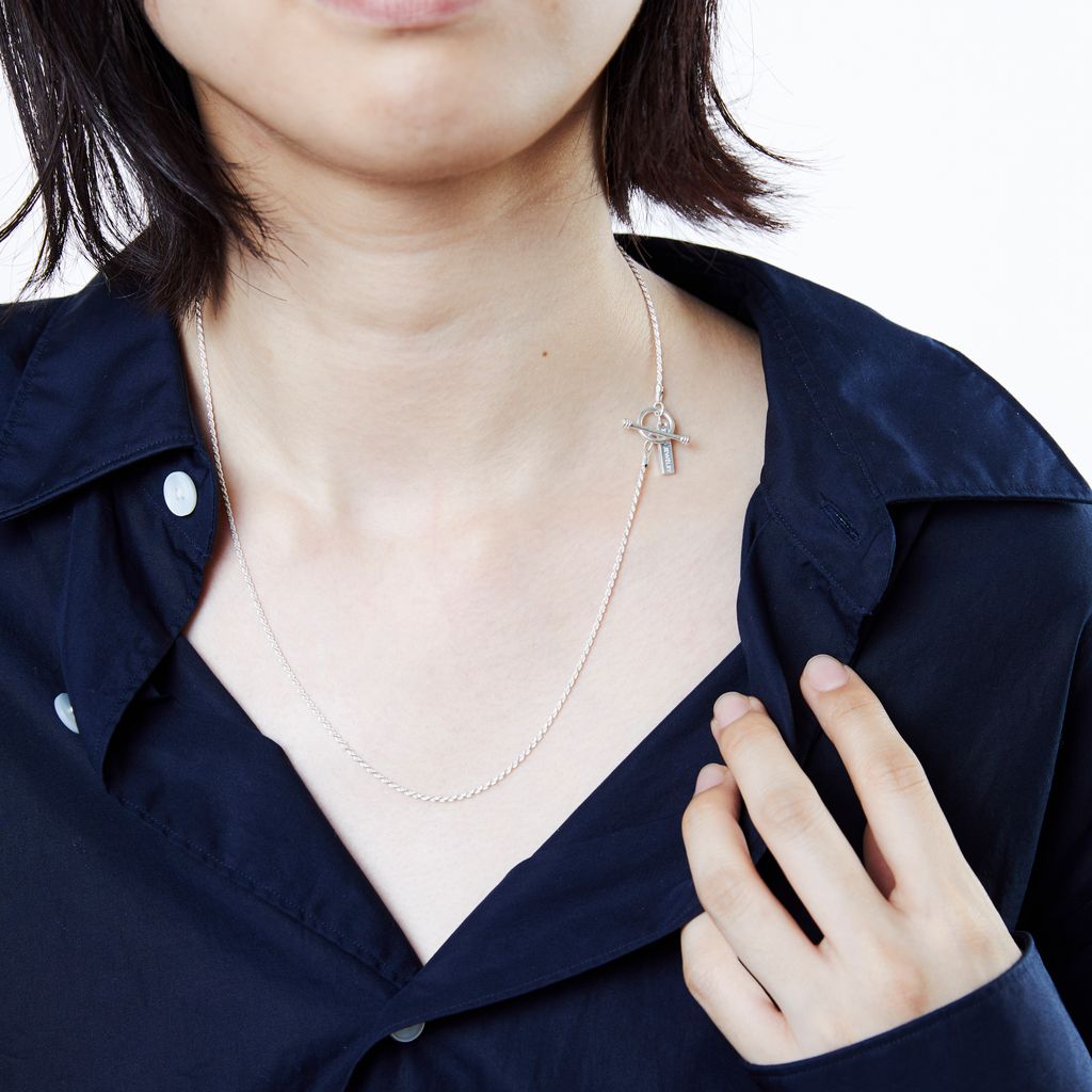 XOLO JEWELRY Tiny French Rope Link Necklace 50cm