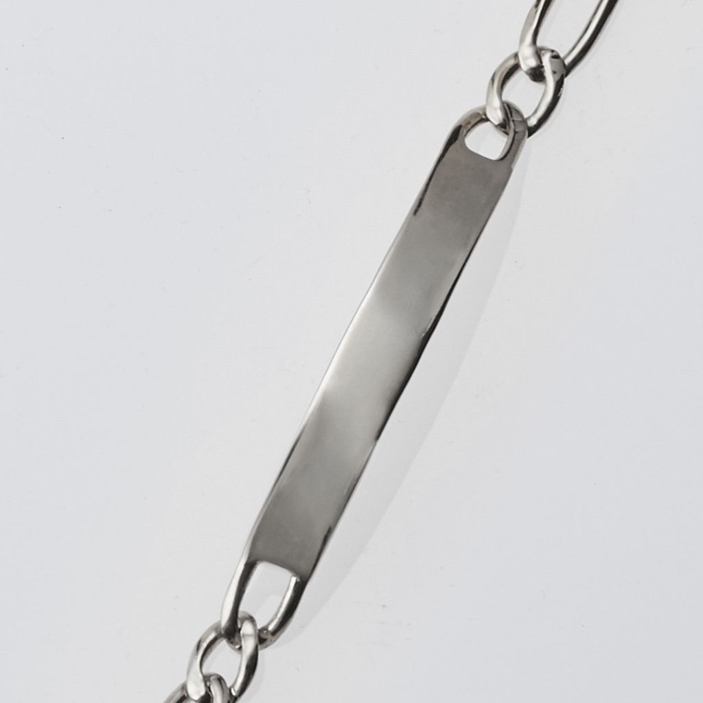 XOLO JEWELRY  ID Figaro Link Bracelet 6mm-19cm