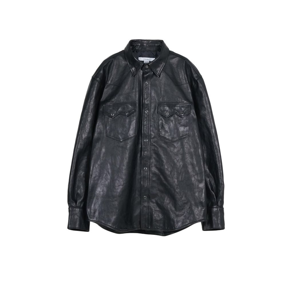 MASSES HORSE LEATHER SHIRT VINTAGE W (BLACK)