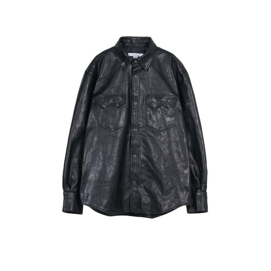 MASSES HORSE LEATHER SHIRT VINTAGE W (BLACK)