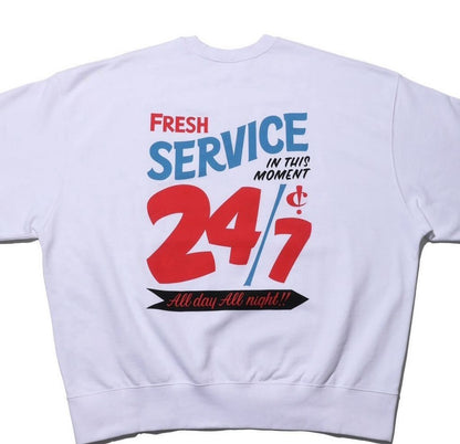 FreshService CORPORATE PRINTED CREW NECK SWEAT "All Day All Night"