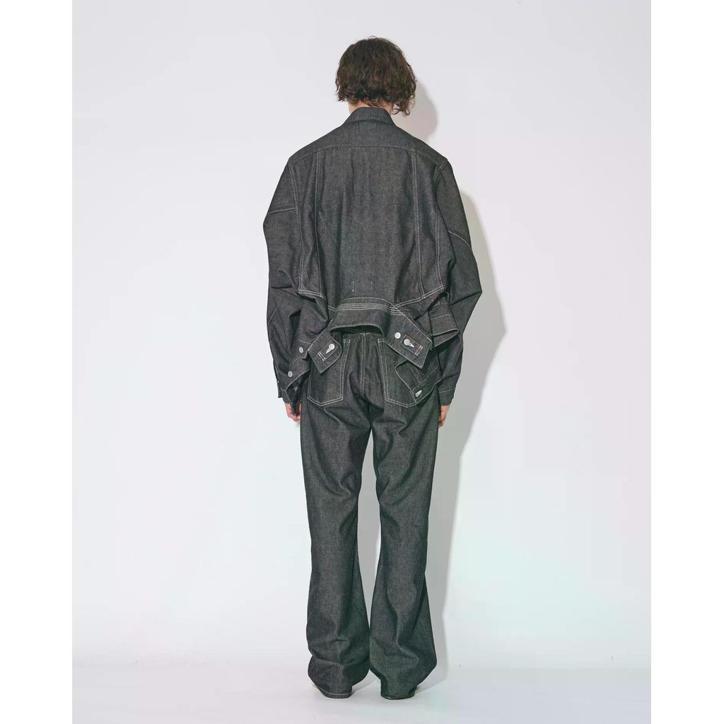 beautiful people double-end left hand twill denim blouson