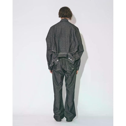 beautiful people double-end left hand twill denim blouson