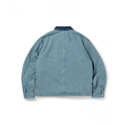 SON OF THE CHEESE  WASHED DENIM WORK JACKET