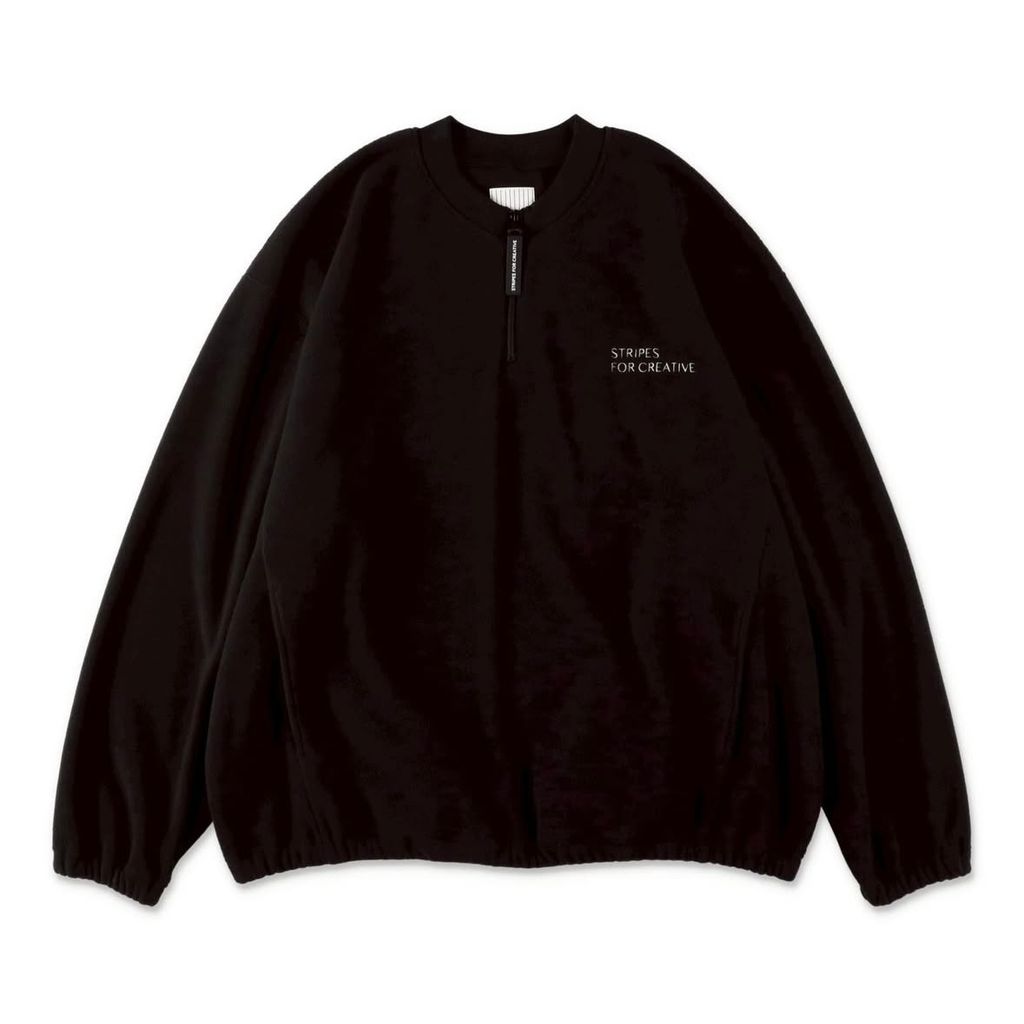 S.F.C FLEECE BASEBALL HALF ZIP JACKET