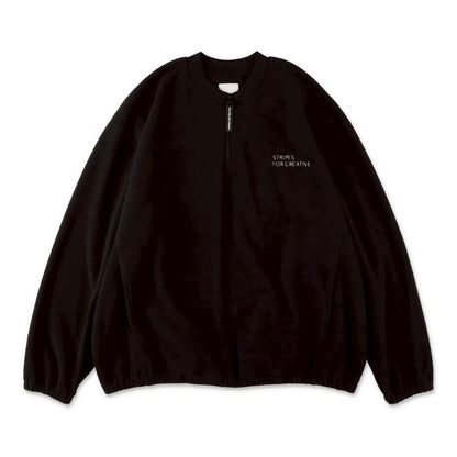 S.F.C FLEECE BASEBALL HALF ZIP JACKET
