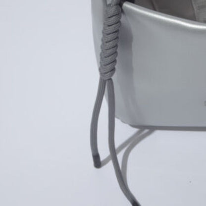 F/CE. TECH LEATHER EYELET MINI POACH