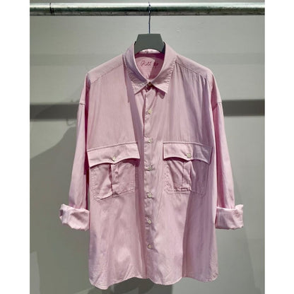 PORTER CLASSIC ROLL UP STRIPE SHIRT
