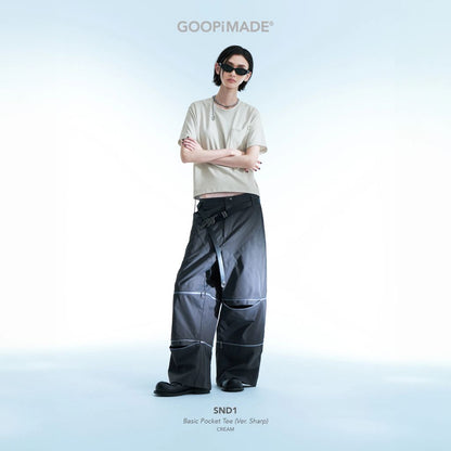 GOOPiMADE SND1 - Basic Pocket Tee (Ver. Sharp)