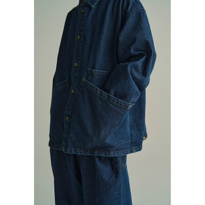 Poliquant THE DEFORMED POCKETS DENIM SHIRT JACKET 2602007