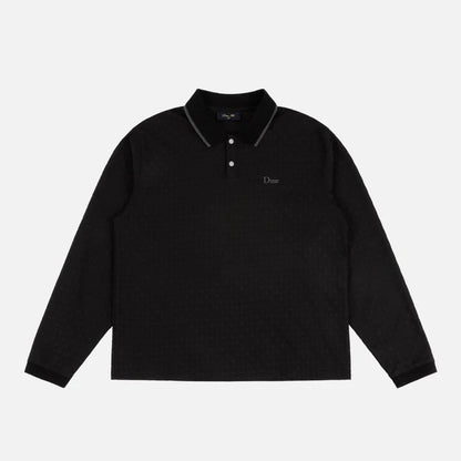 Dime Jacquard LS Polo