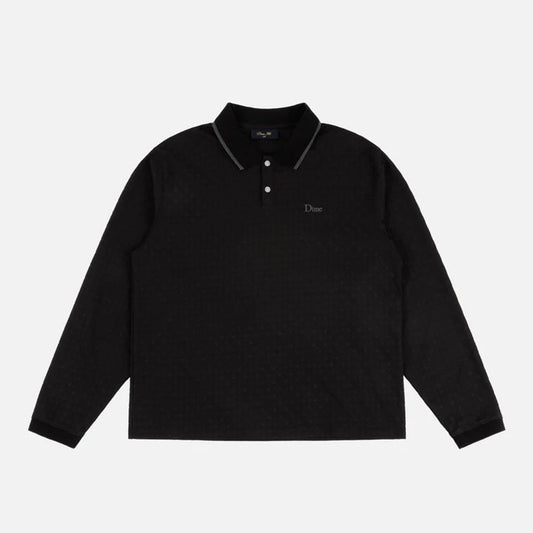 Dime Jacquard LS Polo