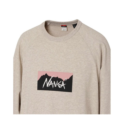 NANGA ECO HYBRID BOX LOGO SWEATSHIRT(UNISEX)