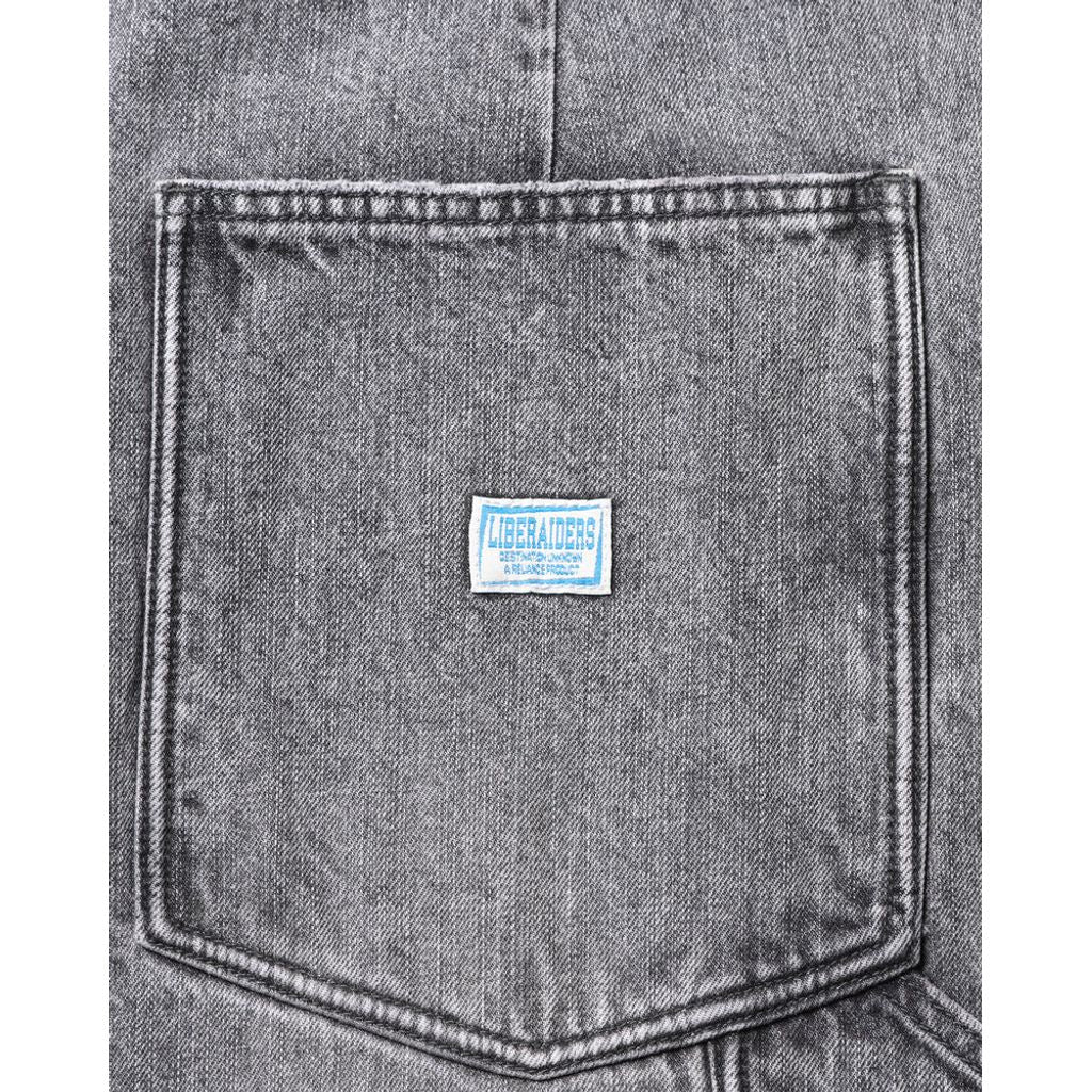 Liberaiders  DAMAGED DENIM SARROUEL PANTS