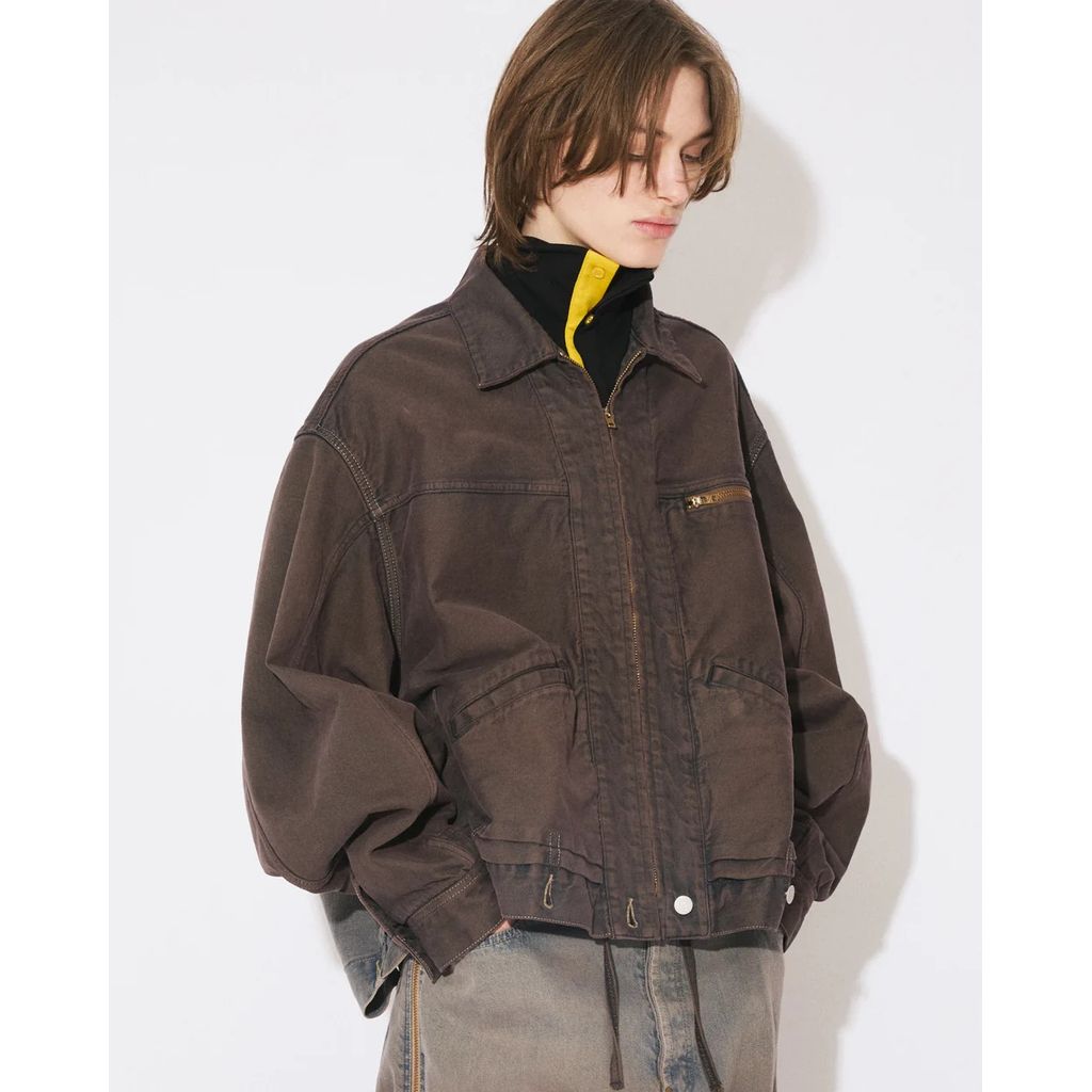 beautiful people double-end selvedge denim blouson gradation