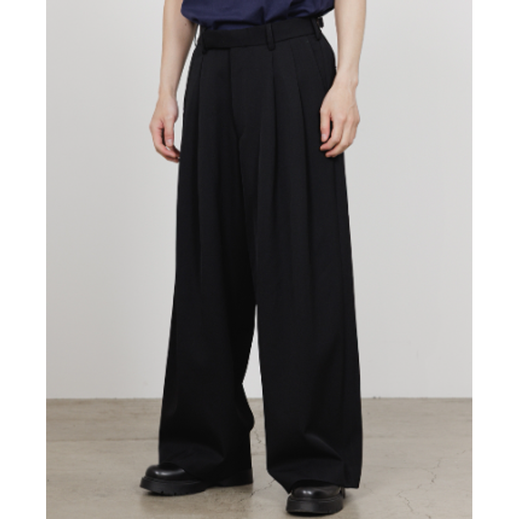 【予約商品】marka TWO TUCK BAGGY TROUSERS