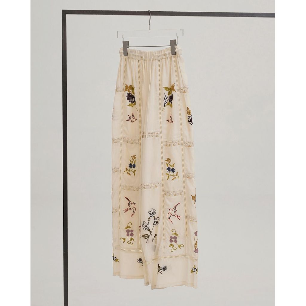 TODAYFUL Embroidery Patchwork Trousers