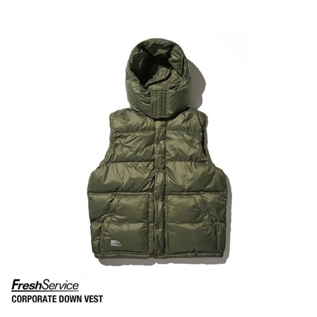 FreshService “CORPORATE DOWN VEST” – MAROON WEBSTORE