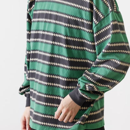 REMI RELIEF ネイティブボーダーロンT